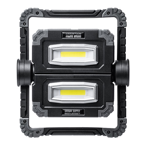 LED投光器（作業灯・充電式・屋外・アウトドア・最大20W・480ルーメン・バッテリー内蔵・COBチップ）