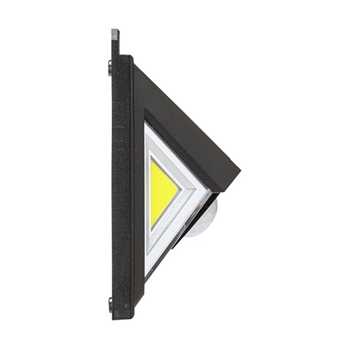 人感センサーライト（防犯・LED・ソーラー充電式・屋外用・壁設置・防水・防塵・IP54・300ルーメン・キントレ） LED036