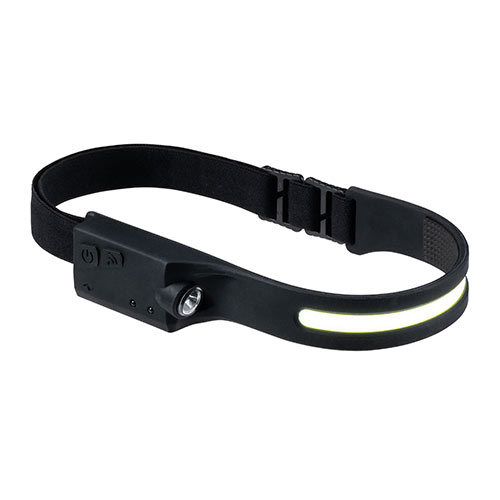 ヘッドライト LEDライト USB充電式 モーションセンサー付き 面発光 最大約350ルーメン ヘルメット 夜間作業 防災