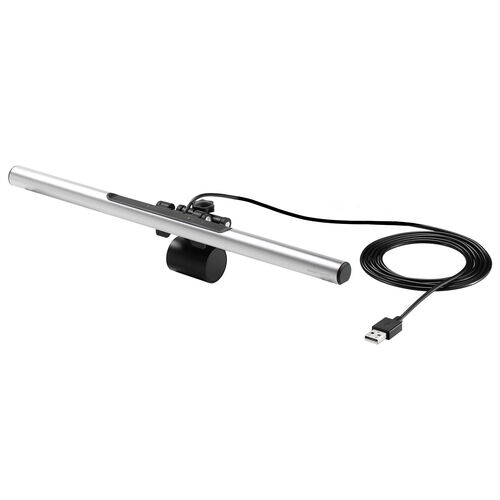 液晶モニター用LEDライト（クリップ式・幅40cm・明るさ無段階・色温度5段階・タッチ操作・最大60ルーメン・ケーブル長1m・USB給電）