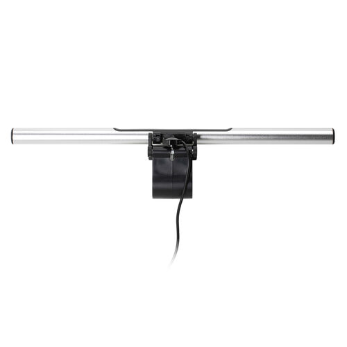 液晶モニター用LEDライト（クリップ式・幅40cm・明るさ無段階・色温度5段階・タッチ操作・最大60ルーメン・ケーブル長1m・USB給電）