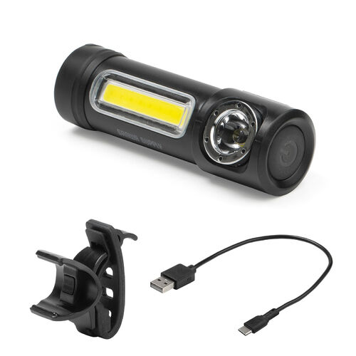 小型防水LEDライト（USB充電式・マグネット内蔵・防水仕様・IPX6・最大