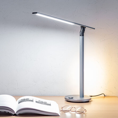 LEDデスクライト（アルミ製スタイリッシュタイプ・平面発光式