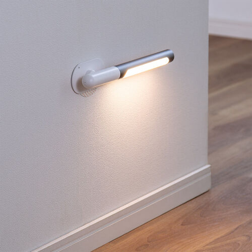 LEDライト（壁面取り付け・ウォールライト・ハンディライト・USB充電式・250ルーメン・明るさ3段階・色温度2種類・温白色・電球色）