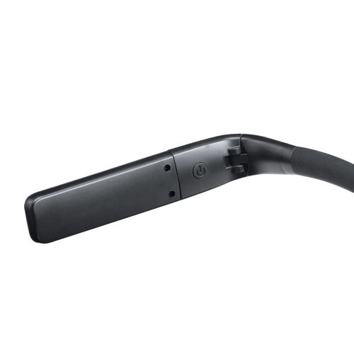 ネックライト（首掛けLEDライト・広範囲LED・スポットLED・最大180ルーメン・防水規格IPX4・3段階調色・無段階調光・USB充電式・ブラック）