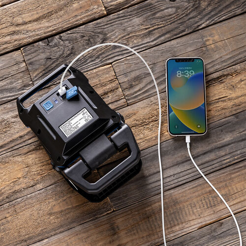 ワークライト（作業灯・LED投光器・充電式・1000ルーメン・高輝度・マグネット・クリップ対応）