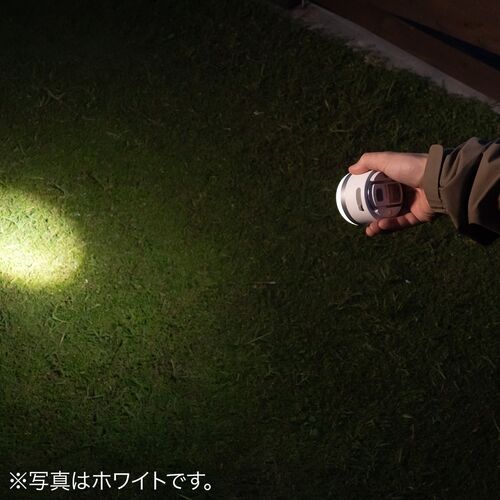 LEDランタン（充電式・コンパクト・最大600ルーメン・マグネット・フック・対応・USB充電対応・ブラック）