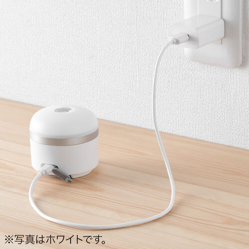 LEDランタン（充電式・コンパクト・最大600ルーメン・マグネット・フック・対応・USB充電対応・ブラック）