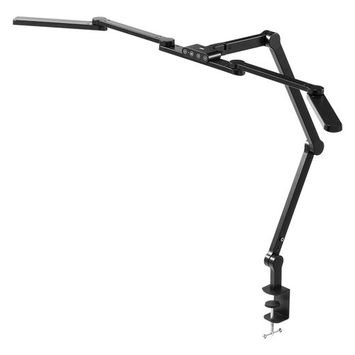 デスクライト（LEDデスクライト・クランプ・アームライト・1300ルーメン・おすすめ・おしゃれ・目に優しい・調光・調色・広範囲点灯・3灯） LED078