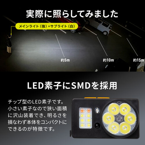 ヘッドライト（充電式・Type-C・モーションセンサー式・最大170ルーメン・マグネット対応）
