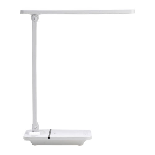 デスクライト（LEDデスクライト・コードレス・充電式・調光・1200ルクス・USBポート搭載・おすすめ・おしゃれ・目に優しい・ホワイト） LED082W