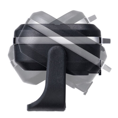 LEDライト（充電式・懐中電灯・コンパクト・COBライト・500ルーメン・作業・アウトドア・最大15時間・マグネット・フック設置対応・防水IPX5） LED085BK