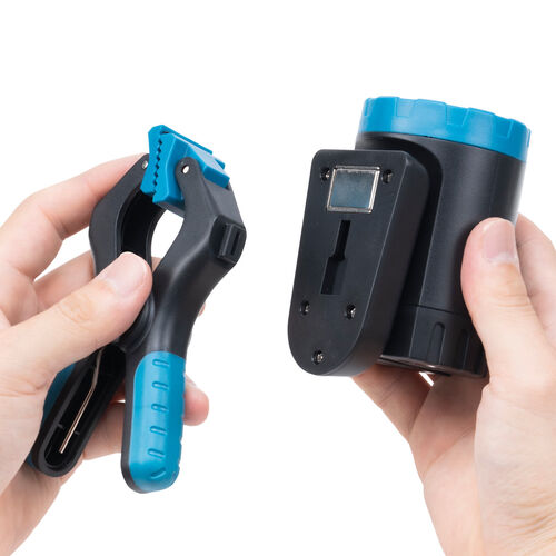 作業灯（LEDライト・マグネット・クリップ・収納ボックス・クレードル付・3個セット・650ルーメン ）