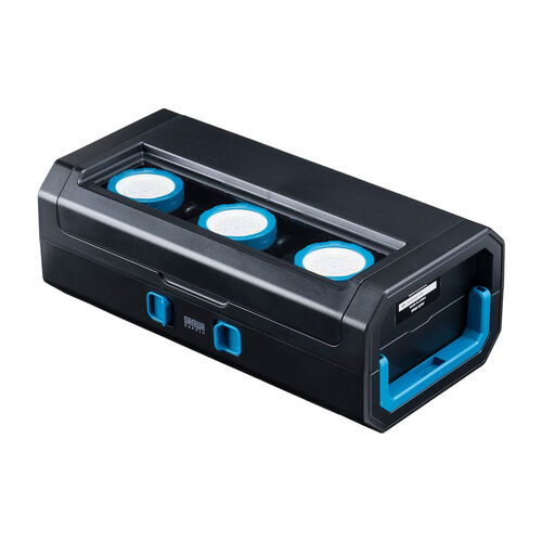 作業灯（LEDライト・マグネット・クリップ・収納ボックス・クレードル付・3個セット・650ルーメン ）