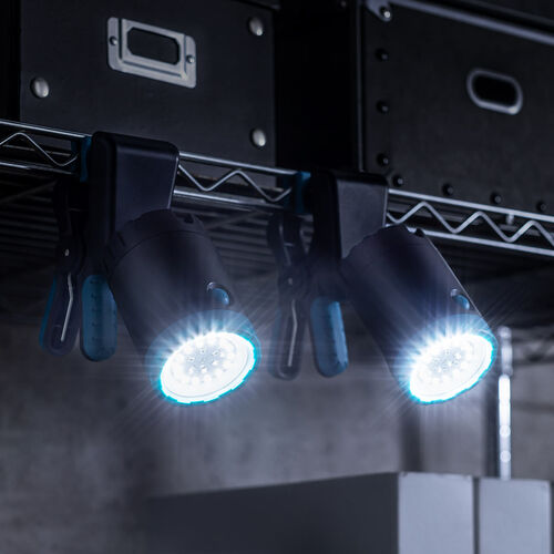 作業灯（LEDライト・マグネット・クリップ・収納ボックス・クレードル付・3個セット・650ルーメン ）