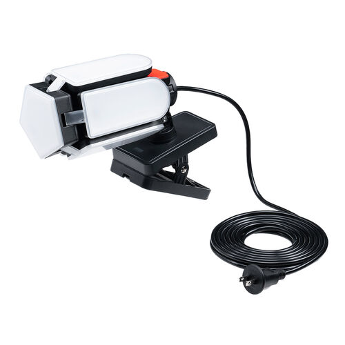 LEDライト（屋外・明るい・防水規格IP65・7500ルーメン・マグネット・クランプ対応・作業用ライト）