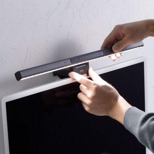 デスクライト（USBライト・モニターライト・バーライト・センサー搭載・最大190ルーメン・色温度調整・明るさ無段階・幅45cm）