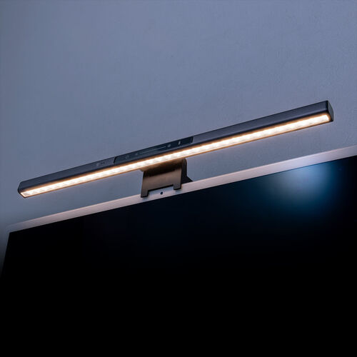 デスクライト（USBライト・モニターライト・バーライト・センサー搭載・最大190ルーメン・色温度調整・明るさ無段階・幅45cm）