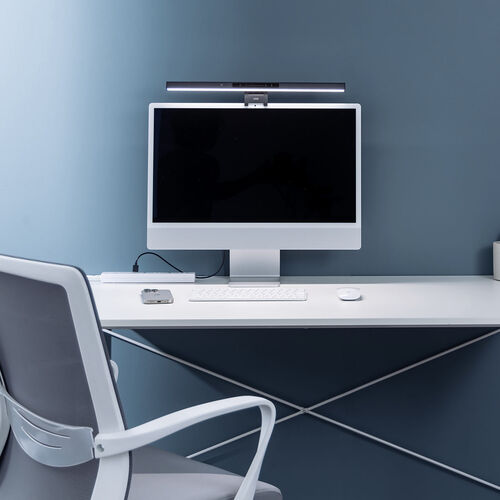 デスクライト（USBライト・モニターライト・バーライト・センサー搭載・最大190ルーメン・色温度調整・明るさ無段階・幅45cm）