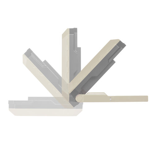 作業灯（LED・充電式・防水・小型・クリップ・マグネット付・500ルーメン・スタンド・手持ちライト・ベージュ）