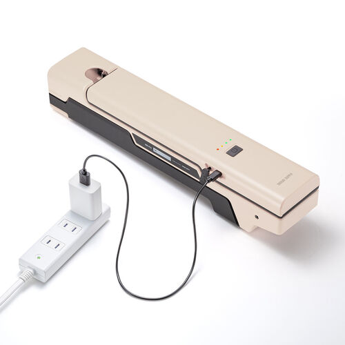 作業灯（LED・充電式・防水・折りたたみ・スタンド・1500ルーメン・高さ・角度調整・ベージュ）