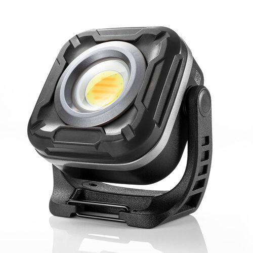 充電式 LED作業灯（無段階調光・角度調整・防水IPX6・多用途設置）