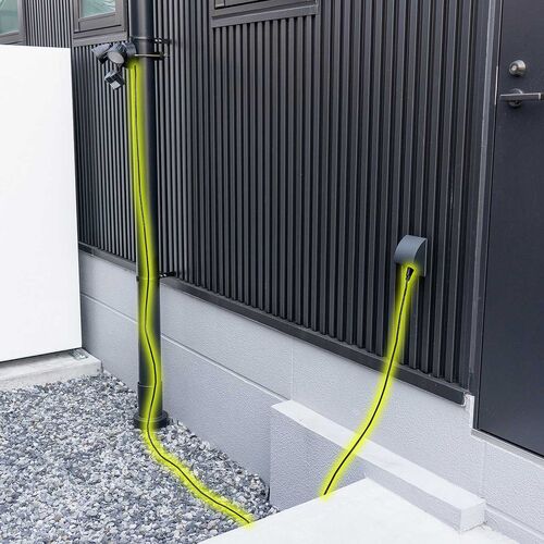 センサーライト（防犯・防水・カメラ付・屋外・2000ルーメン・照明システム・コンセント）