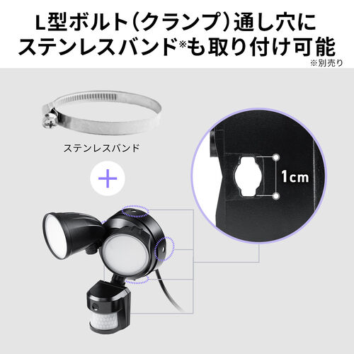 センサーライト（防犯・防水・カメラ付・屋外・2000ルーメン・照明システム・コンセント）