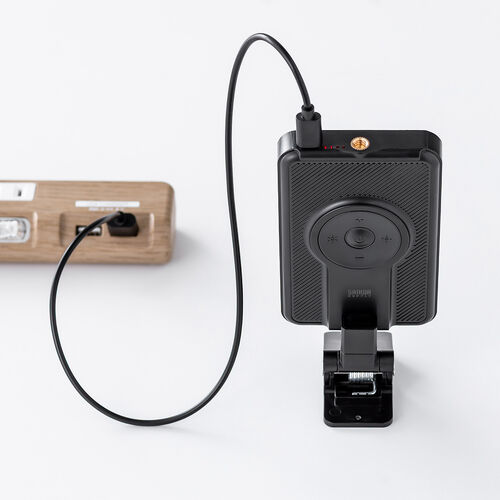 LED撮影ライト（スマホ・カメラ対応/三脚取付可能・250ルーメン・小型・充電式・ストリーミングライト）