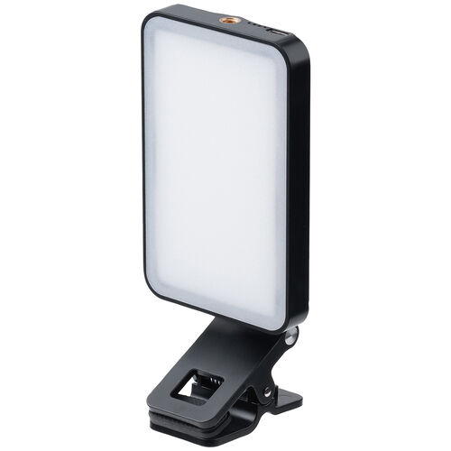 LED撮影ライト（スマホ・カメラ対応/三脚取付可能・250ルーメン・小型・充電式・ストリーミングライト）