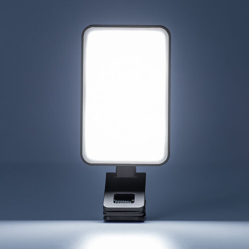 LED撮影ライト（スマホ・カメラ対応/三脚取付可能・250ルーメン・小型・充電式・ストリーミングライト）