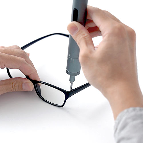 ペン型電動ドライバ 精密ドライバ（トルク調整8段階 USB充電式 コードレス 正逆転可能 ビット40本 小型 収納ケース）