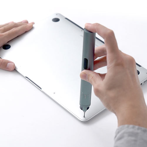 ペン型電動ドライバ 精密ドライバ（トルク調整8段階 USB充電式 コードレス 正逆転可能 ビット40本 小型 収納ケース）