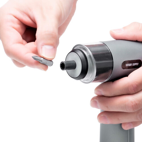 電動ドライバー（コードレス・小型・LED付き・充電式・Type-Cコネクタ・正逆転切替・2500mAh・ケース付き）