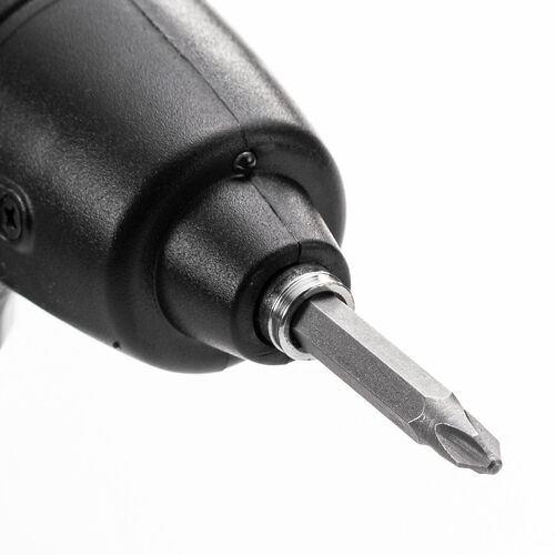 電動ドライバー（USB Type-C 充電式・コンパクト・ビット10種類・軽量・310g・LEDライト付き・ドリルドライバー・穴あけ・家具組立て・コードレス・小型・ブラック）