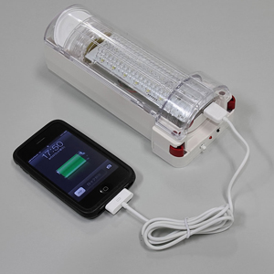 【在庫処分SALE】充電式LED非常灯（緊急LEDライト・USB出力付き）