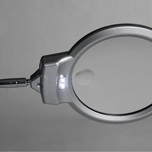 【アウトレット・中古・セール】LED付スタンドルーペ（手芸用ライト付拡大鏡）＜T＞