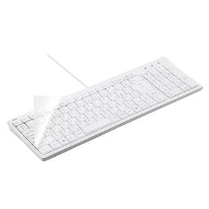 【訳あり 新品】【サンワサプライ】自由カットで色々なキーボードに対応するキーボードマルチカバー。（高透明度・フリーカット） FA-MULTI2N