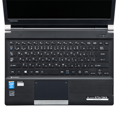 ノートPC用キーボードカバー（東芝 dynabook R734シリーズ用