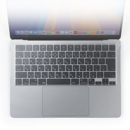 MacBook Air13.6インチ専用カバー（前面カバー・防水・高伸縮・極薄0.03mm・Touch ID使用可能）