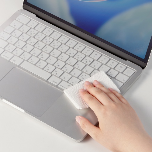 MacBook Neo 13インチ用 全面キーボードカバー（超薄型0.03mm・高透明・Touch ID対応・トラックパッド対応・パームレスト対応・ホコリ・水濡れ対策）