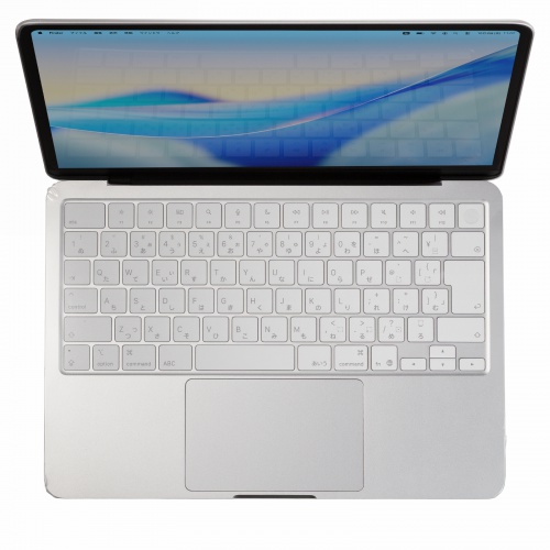 MacBook Neo 13インチ用 全面キーボードカバー（超薄型0.03mm・高透明・Touch ID対応・トラックパッド対応・パームレスト対応・ホコリ・水濡れ対策）