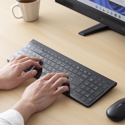 【アウトレット】キーボードカバー（マルチタイプ・フリーカット・ノートパソコン用・ポリウレタン・52×25cm）