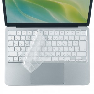 MacBook Neo 13.0インチ専用 キーボードカバー（シリコン製・極薄0.25mm・抗菌加工・汚れ・油対策）
