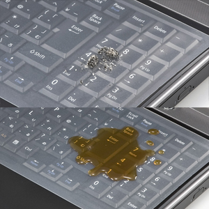 ノート用キーボードマルチカバー（横長ロング・フリーカット・抗菌） サンワサプライ