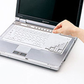 マルチタイプのノートPCキーボードシリコンカバー サンワサプライ