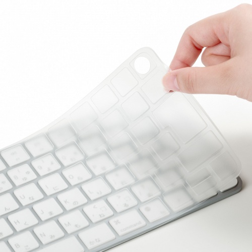 Apple Magic Keyboard用 キーボードカバー（日本語JIS配列対応・薄型0.25mm・ポリウレタン・抗菌・Touch ID対応・水洗い可能）