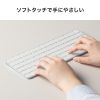 Apple Magic Keyboard用 キーボードカバー（日本語JIS配列対応・薄型0.25mm・ポリウレタン・抗菌・Touch ID対応・水洗い可能）