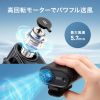 2WAYベルトファン（USB扇風機・ウエストファン・半固体電池・腰かけファン・超強風・100段階風量・腰かけ/首かけ・簡易空調作業服・小型・安全・LED残量表示・USB-C充電・ブラック）