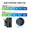 2WAYベルトファン（USB扇風機・ウエストファン・半固体電池・腰かけファン・超強風・100段階風量・腰かけ/首かけ・簡易空調作業服・小型・安全・LED残量表示・USB-C充電・ブラック）
